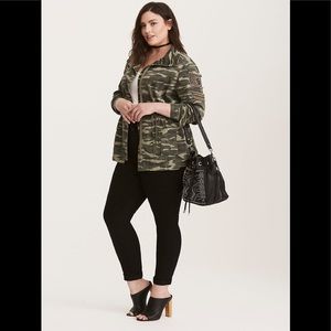 Torrid Camo Print Beaded Jacket